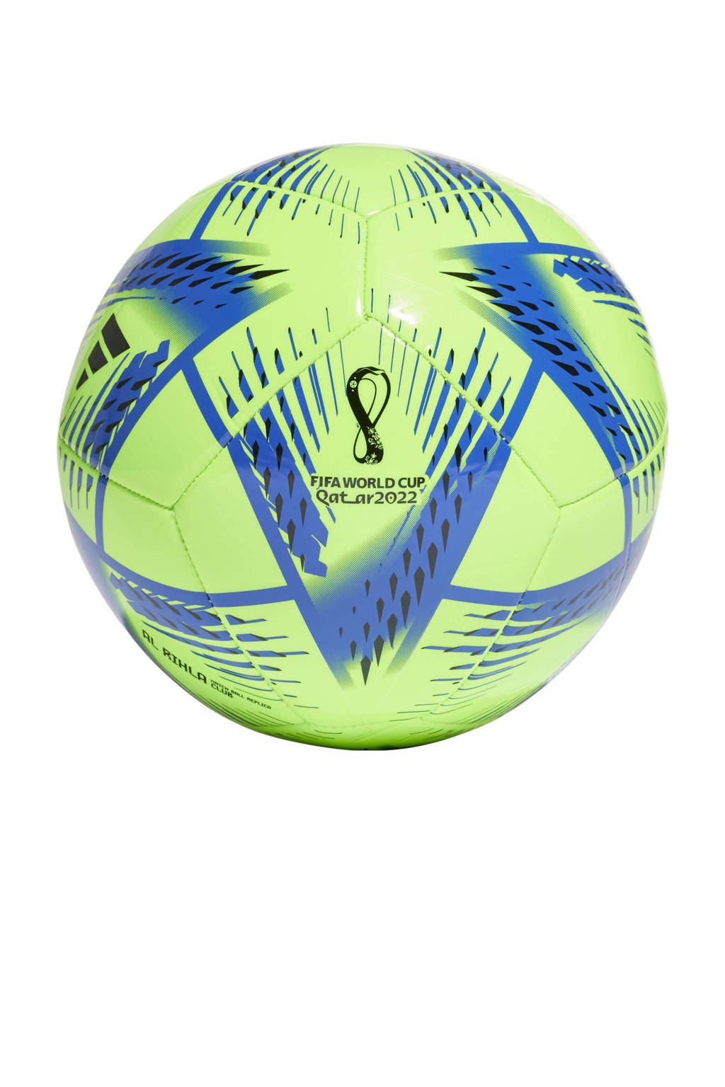 adidas Performance Senior  voetbal Al Rihla Club groen/blauw/zwart maat 5, Groen/blauw/zwart