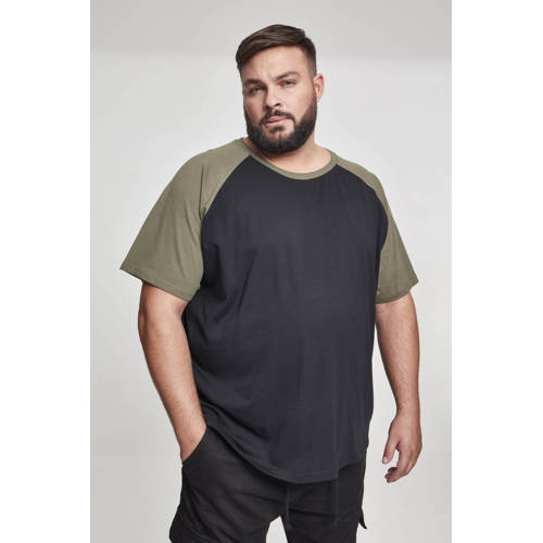Urban Classics T-shirt black/olive afbeelding