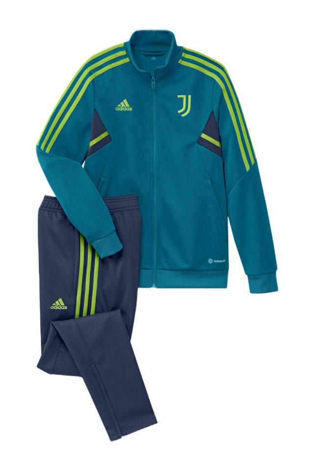 Slepen Gezichtsveld Dominant adidas Performance Junior Juventus FC trainingspak blauw | wehkamp