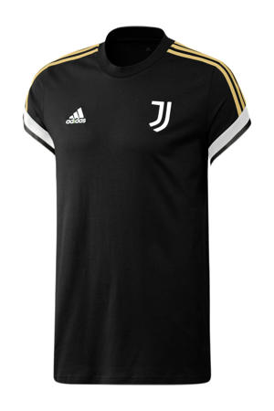 Senior Juventus FC voetbalshirt training zwart