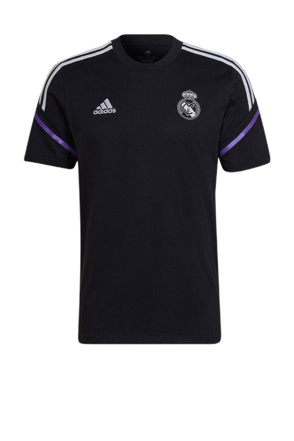 adidas Performance Senior Real Madrid voetbalshirt training zwart/wit/paars