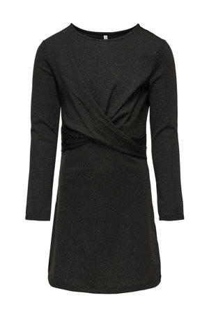 A-lijn jurk KOGNEW met glitters zwart/zilver
