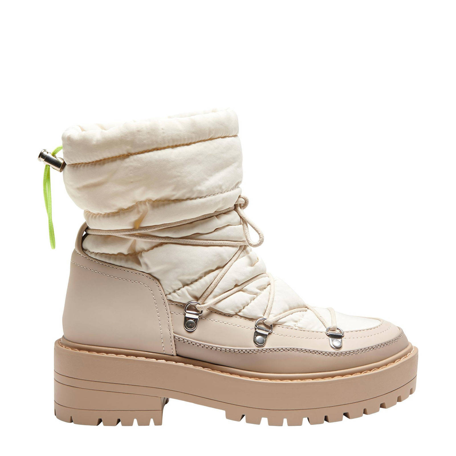 ONLY ONLBRANDIE snowboots beige/off white | wehkamp