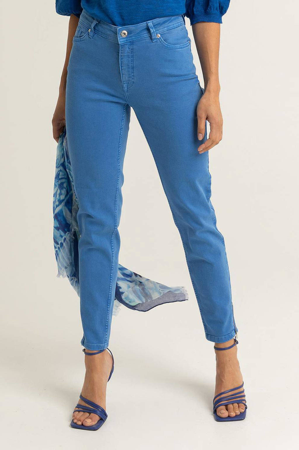 Expresso cropped skinny jeans Kinda blauw