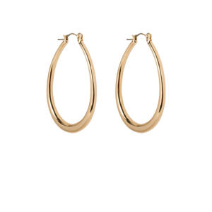 oorbellen Oval Hoops goudkleurig