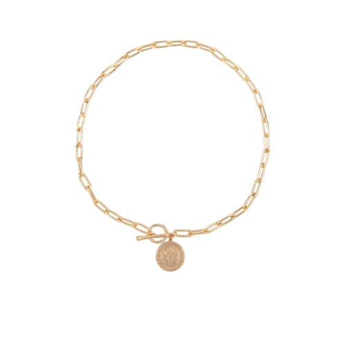 Club Manhattan ketting Coin T Bar goudkleurig afbeelding