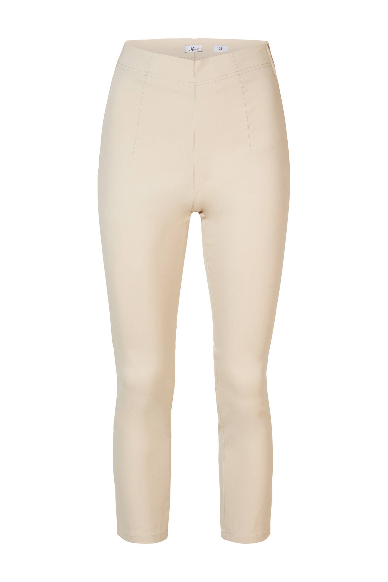 Miss Etam slim fit broek Belle zand | wehkamp
