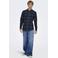 ONLY & SONS geruit slim fit overhemd ONSGUDMUND kobaltblauw