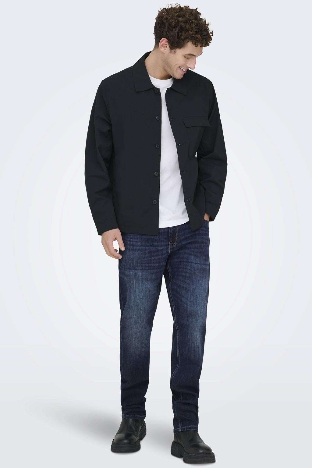 ONLY & SONS regular fit jeans ONSWEFT 3251 blue denim