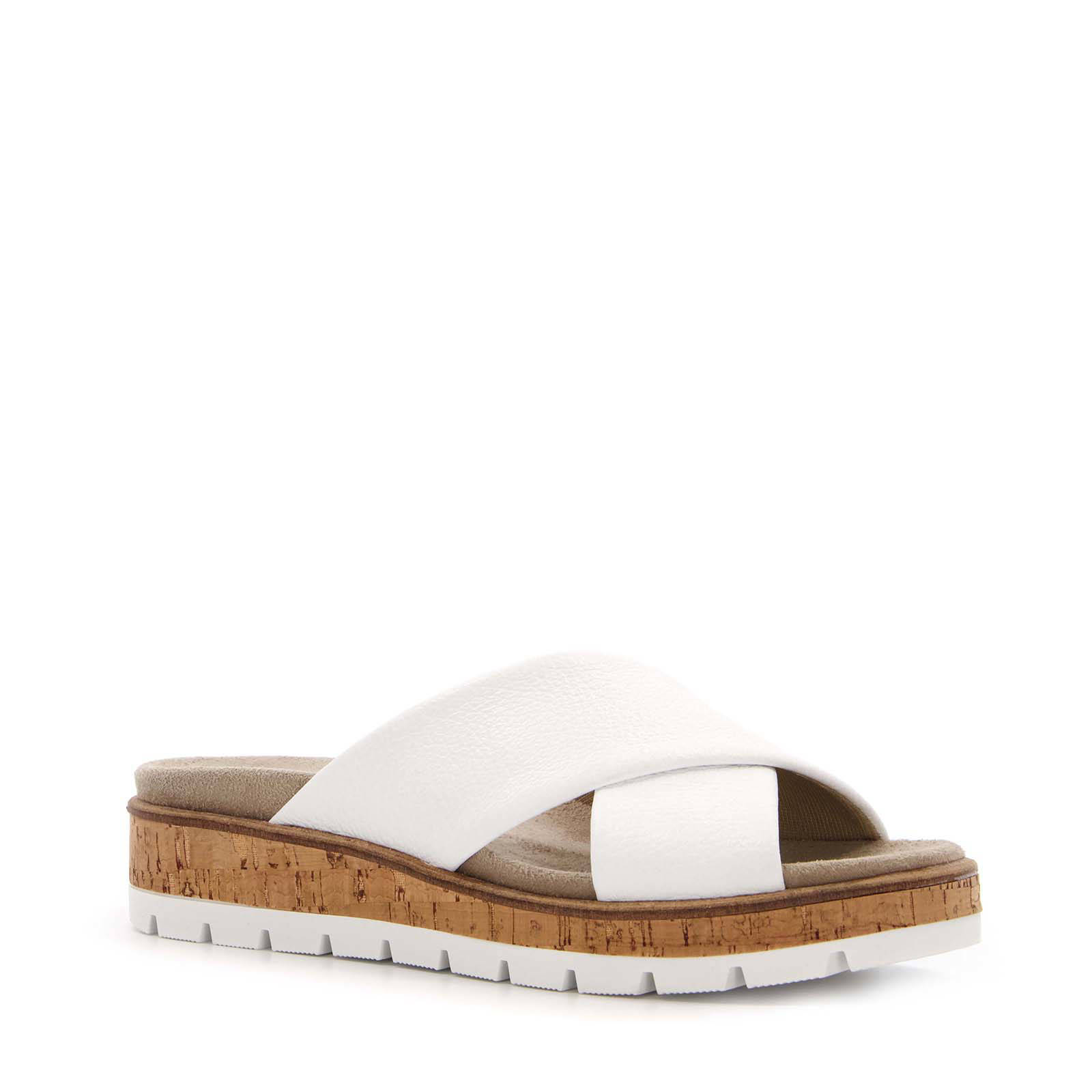 Witte cheap slippers dames