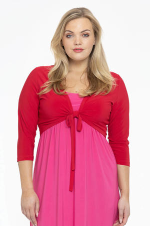 bolero DOLCE van travelstof rood