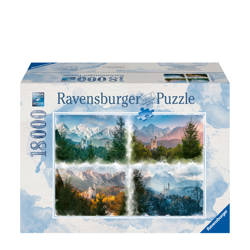 Ravensburger Slot Neuschwanstein In 4 Seizoenen legpuzzel 18000 stukjes met grote korting