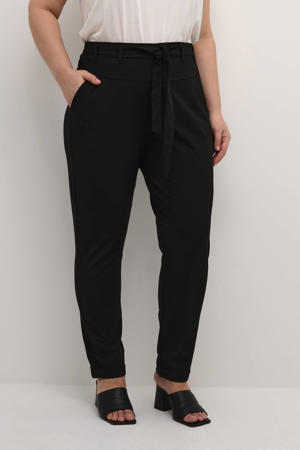 regular fit broek zwart