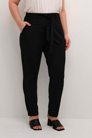 regular fit broek zwart
