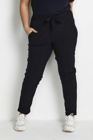 regular fit broek donkerblauw