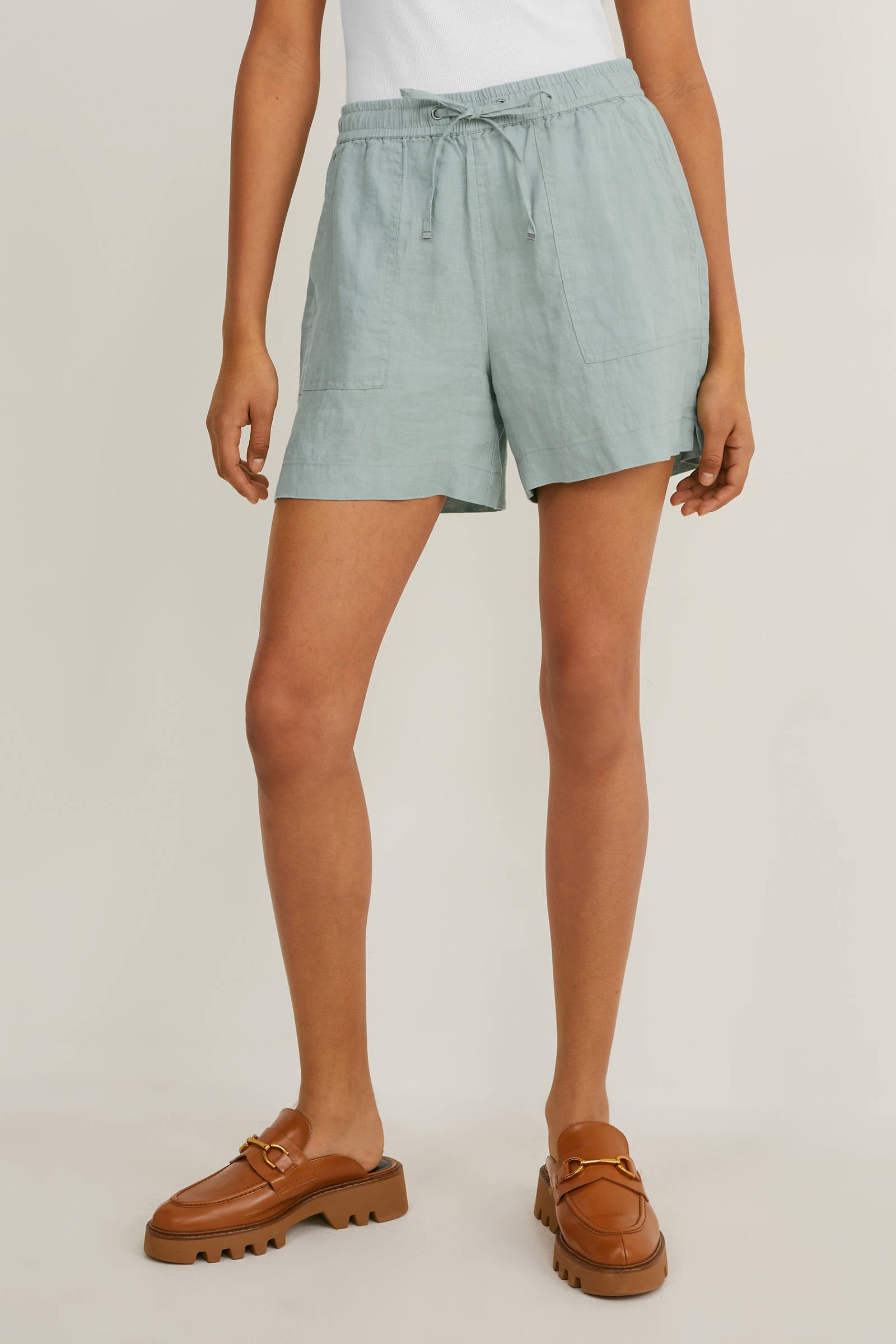 C\u0026A korte broek jade groen | wehkamp