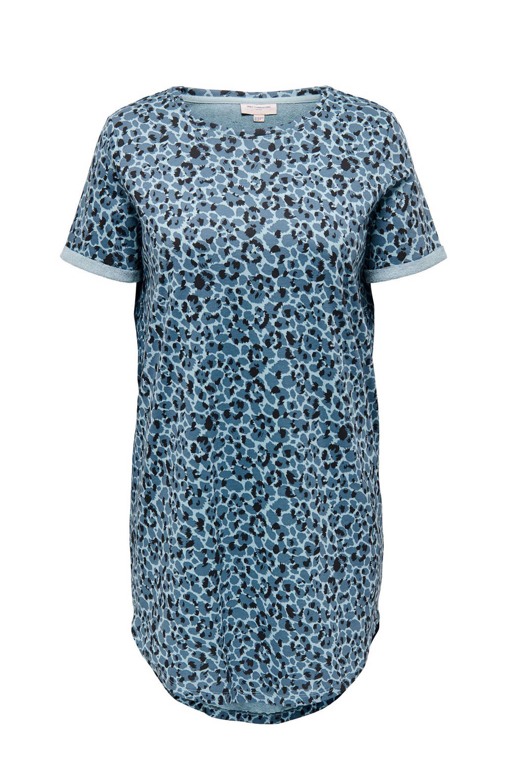 ONLY CARMAKOMA jurk CARKAYLEE met all over print blauw