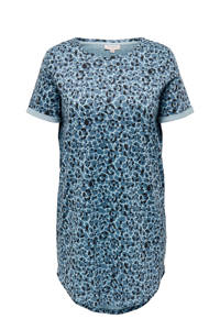 ONLY CARMAKOMA jurk CARKAYLEE met all over print blauw
