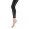 Yellow Moon imitatieleren legging zwart