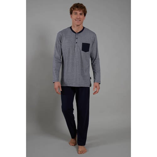 CECEBA +size pyjama grijs/donkerblauw afbeelding