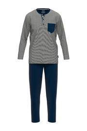 thumbnail: CECEBA +size pyjama grijs/donkerblauw