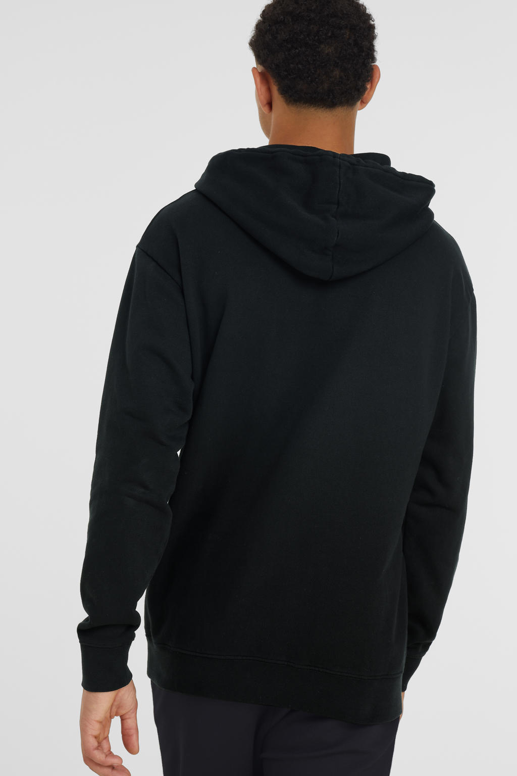 Replay Black Cotton Hoodie