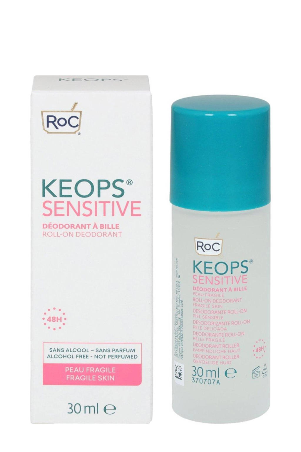 ROC Keops Sensitive Skin Deo RollOn 30 ml wehkamp