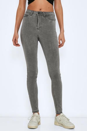 gemêleerde skinny jeans NMCALLIE grijs