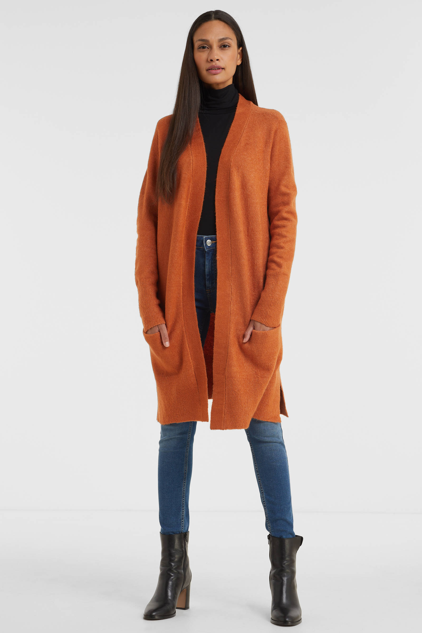 pingpong Omkeerbaar vest licht Oranje-bruin casual uitstraling Mode Vesten Omkeerbare vesten 