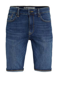 C&A Clockhouse regular fit jeans short donkerblauw