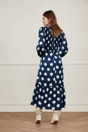 thumbnail: Fabienne Chapot maxi jurk Caro Tara met stippen blauw