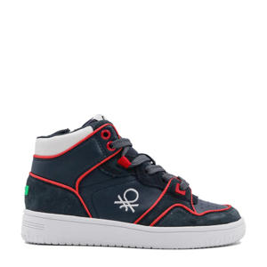   sneakers donkerblauw/rood