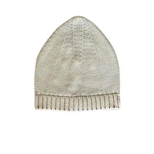 gebreide muts off white