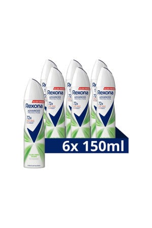 Women Advanced Protection Aloë Vera deodorant - 6 x 150 ml - voordeelverpakking