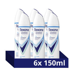 Cotton Dry anti-transpirant spray - 6 x 150 ml