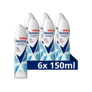 Wehkamp Rexona Women Advanced Protection Cotton Dry anti-transpirant spray - 6 x 150 ml aanbieding