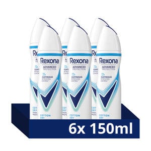 Cotton Dry anti-transpirant spray - 6 x 150 ml