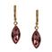 Otazu gold plated oorbellen met Swarovski kristallen Blossom