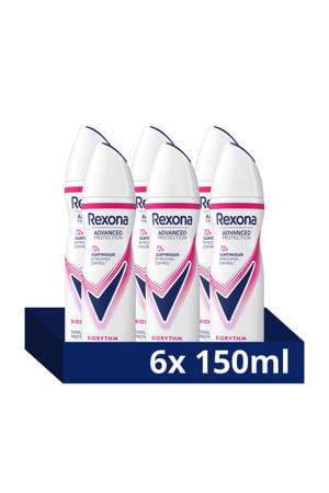 Biorythm anti-transpirant spray - 6 x 150 ml