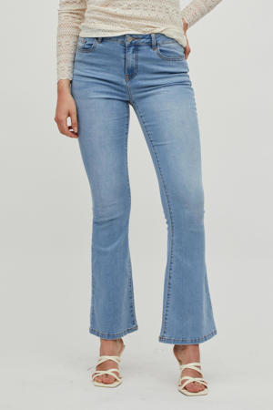 flared jeans VIFLAIR medium blue denim