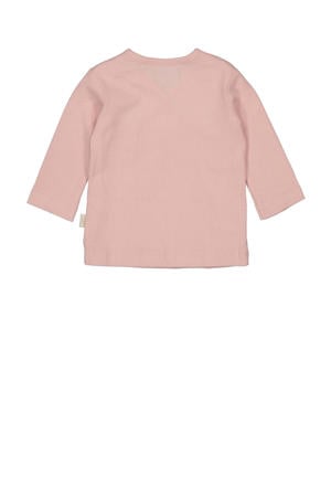 longsleeve LNOREENNOS met overslag zachtroze