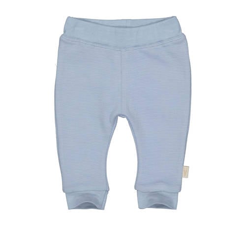LEVV baby regular fit broek LNOVINOS van katoen zachtblauw afbeelding