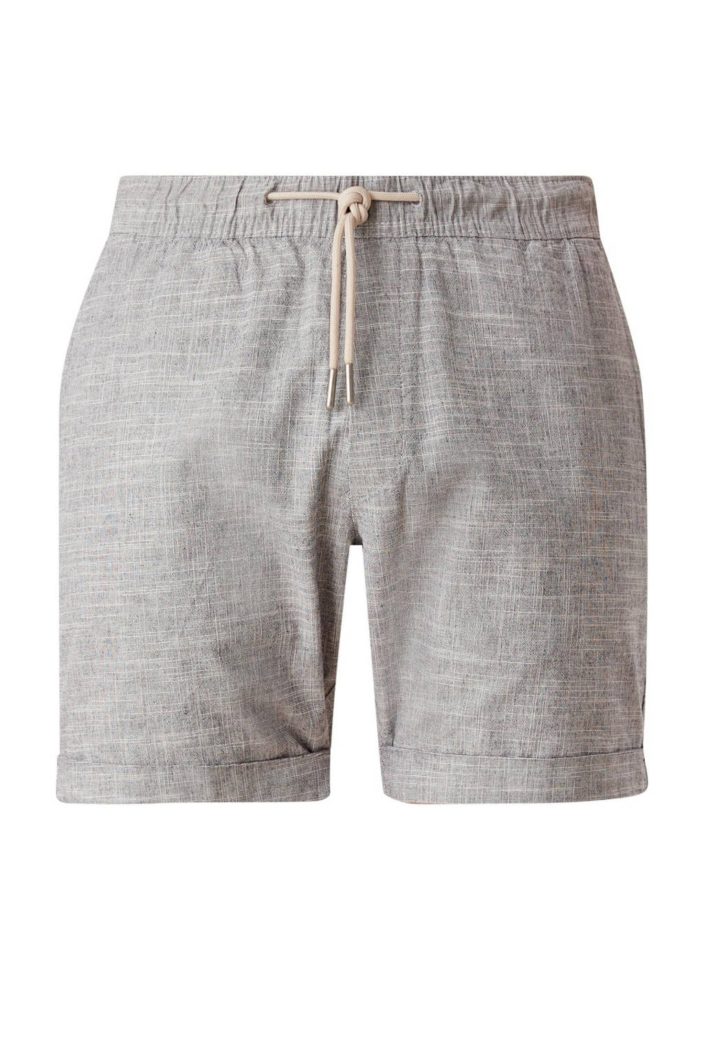 s.Oliver gemêleerde regular fit chino short marine
