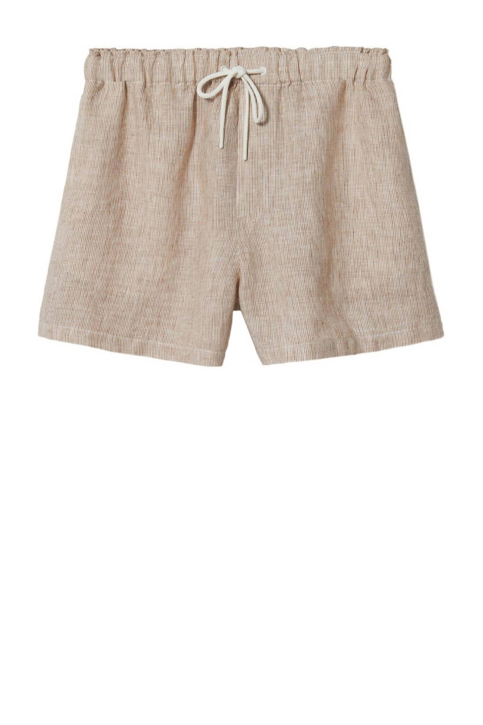 Mango korte broek beige | wehkamp