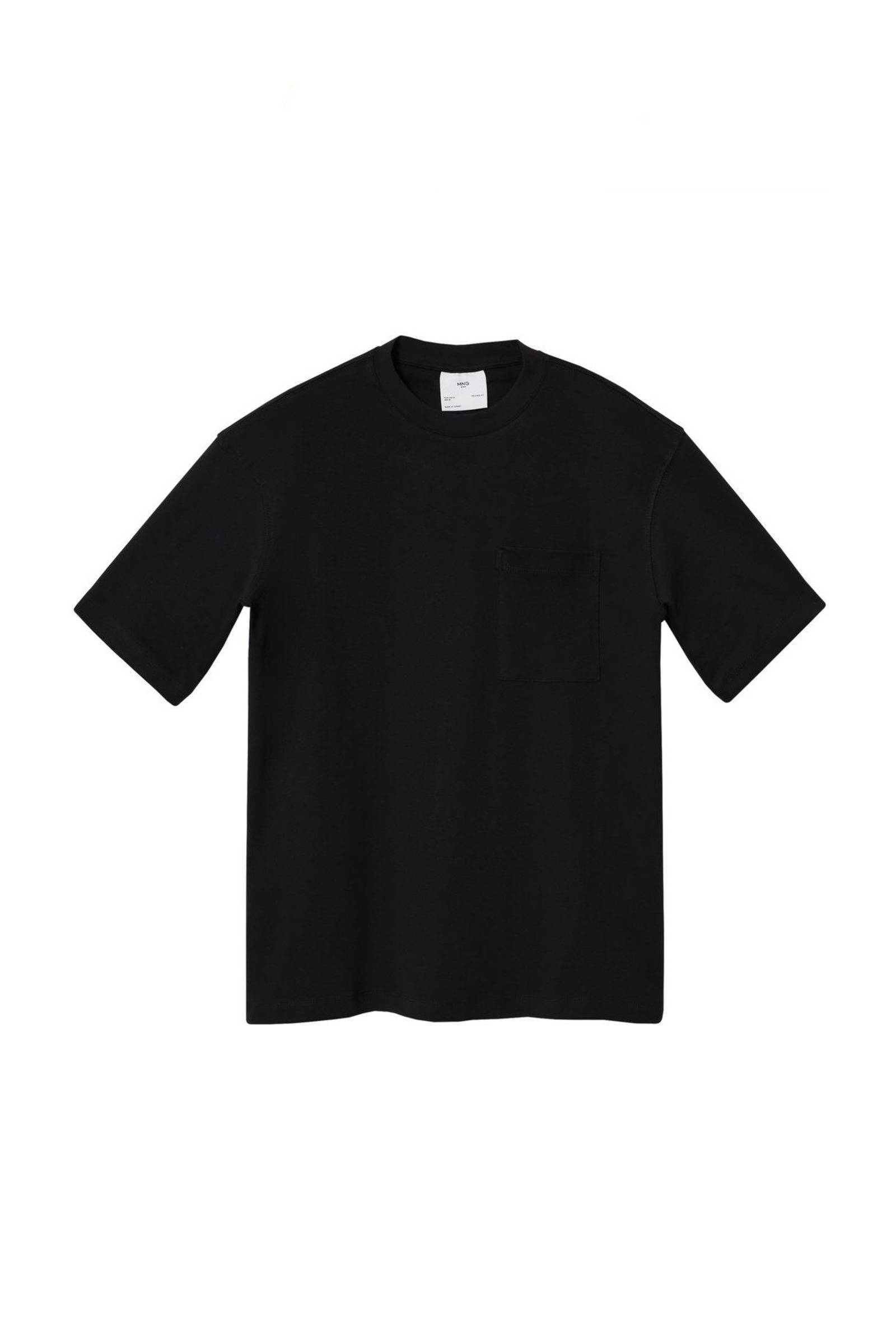 mango black shirt