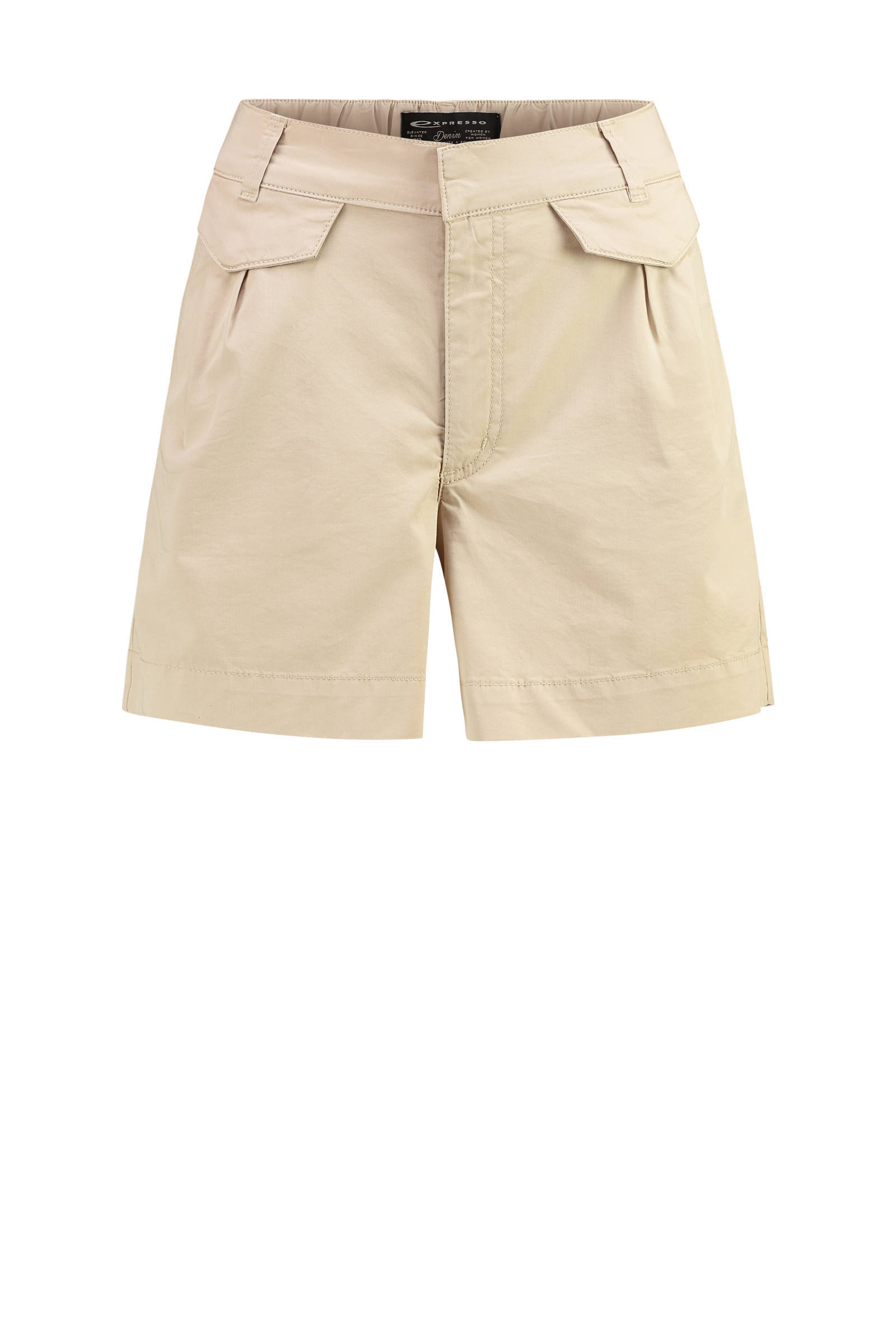 Expresso korte broek beige | wehkamp
