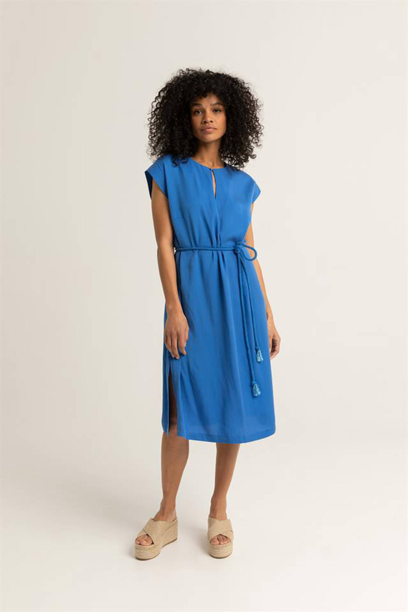 Expresso outlet blauwe jurk