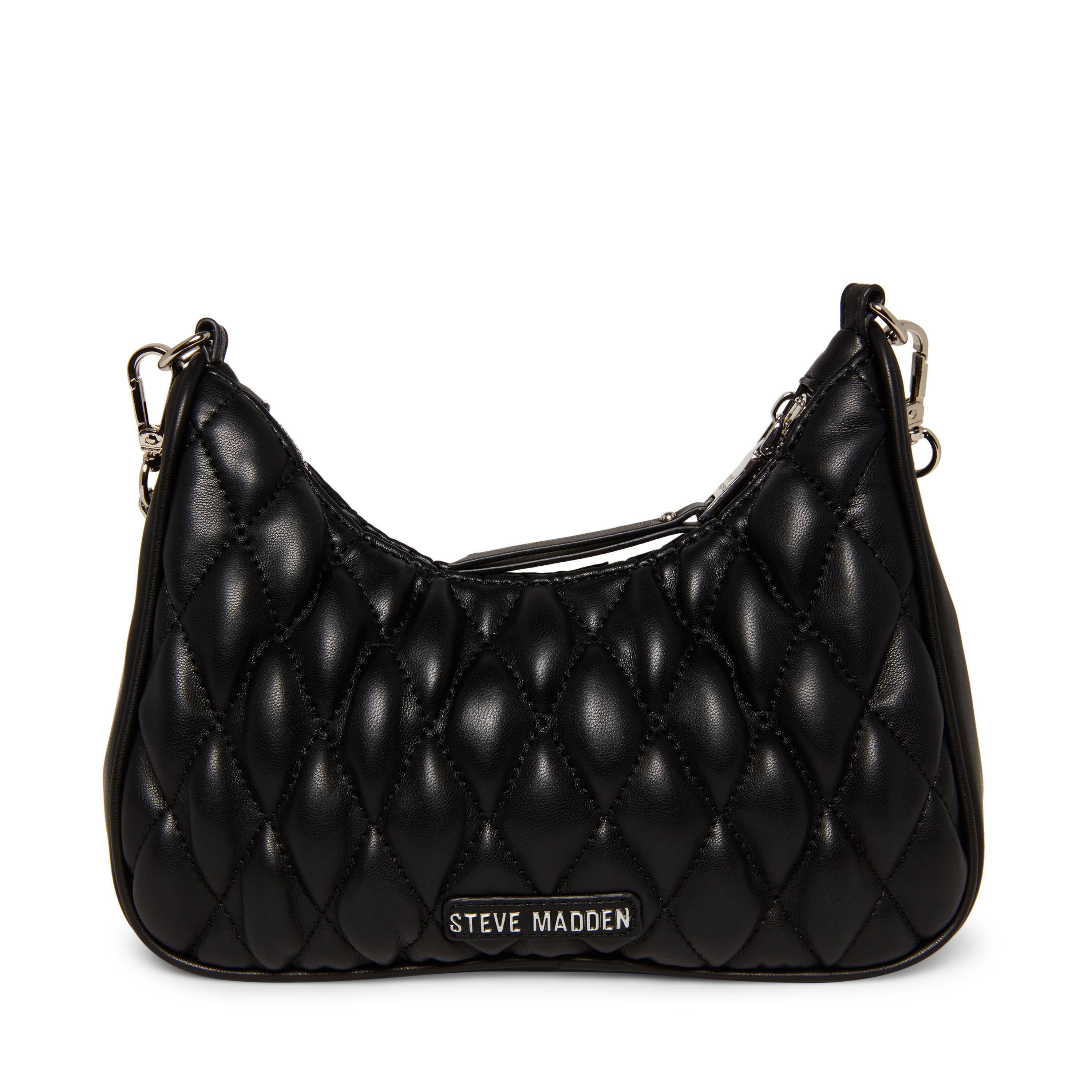 Steve Madden Doorgestikte Crossbody Tas Bvital-Q Zwart | Wehkamp