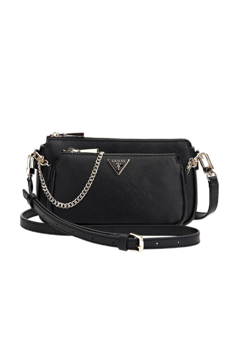 GUESS crossbody tas Alexie zwart wehkamp