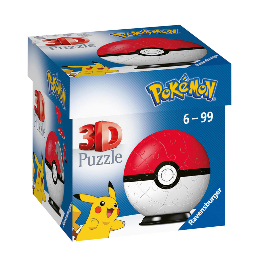Ravensburger pokémon pokéball 3D puzzel 54 stukjes
